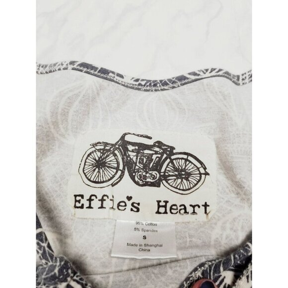 Effies Heart Dress gray grey hot air Balloon mod cloth sz small short sleeveless - Picture 3 of 7